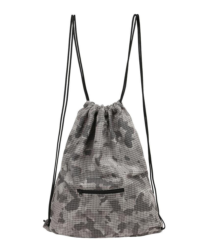 Ressac Camo Embossed Gym Sack Grey