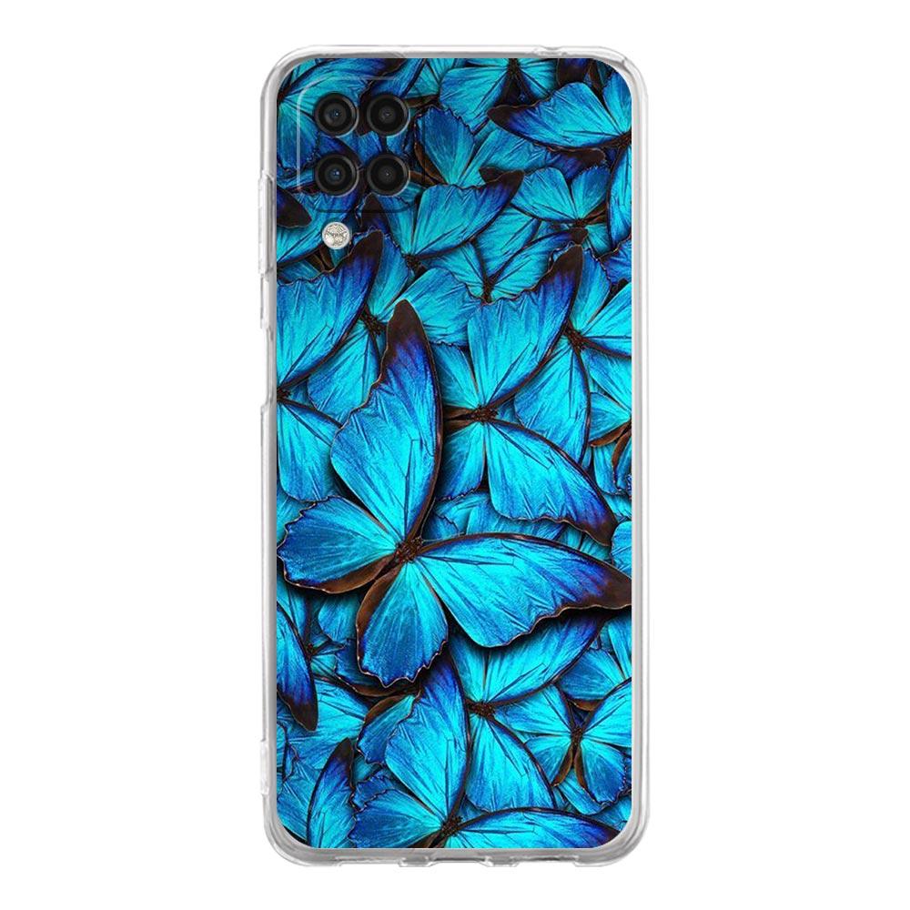 Clear Phone Case for Samsung Galaxy A13 A51 A71 A21S A12 A11 A31 A52 A41 A23 A53 A73 A32 5G A03S Soft Silicone Cover Butterfly