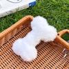 1Pcs Dog Bone Pendant Trendy Cool Cute Creative Doll Student Couple Book Bag Keychain Pendant Pendant