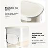 Fridge Egg Storage Box Automatic Rolling Eggs Holder Rack Ladder Style Refrigerator Egg Dispenser Organizer
