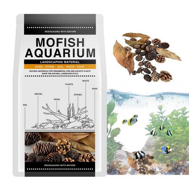 Aquarium Alder Cones Natural Fish Tank's pH Lowerer Aquarium Decorations & Accessories Multifunctional Fish Tanks Botanicals