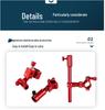 Scaun de pescuit pliabil multifuncțional din aliaj de aluminiu: Platformă portabilă, All-Terrain, cu spătar reglabil, pentru pescuit în stil european.