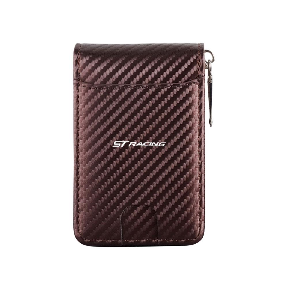 VEDB9 Portable Car Wallet Fuel Card ID Card Storage Bag Men Business Organizing Pocket For Ford FOCUS Mondeo Fiesta Ecosport Fusion
