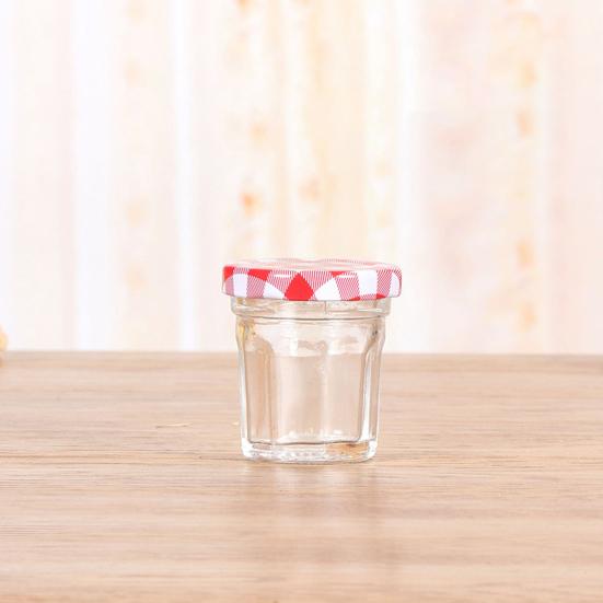 5Pcs 50/150/250/380ML Transparent Glass Pickle Bottle with Lid Multifunctional Strawberry Jam Spice Storage Jar Reusable Empty Food Container