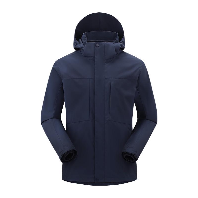 Men's and Women's Three-in-One Waterproof Windbreaker - Oilproof Workwear & DuPont Mountaineering Jacket (Custom Logo Available)