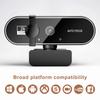 1080P Mini Camera 2K Webcam 4K Full HD Webcam with Microphone 30fps USB Web Cam for Auto Focus PC Laptop Video Shooting Camera