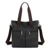 Bolsa de Ombro Único Bolsa Feminina Tendência Simples Moda Versão Coreana Grande Capacidade Mão Transversal Lona