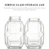 220/380ML Hexagonal Glass Honey Bottle Wooden Stirring Rod Honey Packaging Bottle Small Honey Bottle Container Honey Jar