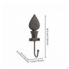 Bonsai Wall Hook Sculptural Cast Iron Decorative WallMounted Hooks for Entryway, Hallway,