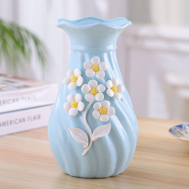 European Modern Ceramic Vase for Flower Arrangements - Ideal Home Decor for Living Room, Dining Table, or Coffee Table - Perfect Housewarming Gift