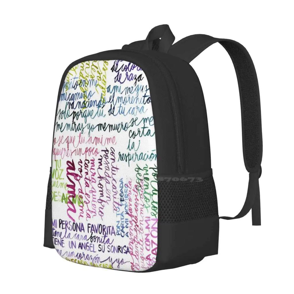 Mi Persona Favorita Pattern Design Bagpack School Bags Mi Persona Favorita Alejandro Sanz Lyrics Eldisco Camila Cabello