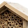 Bee Hotel Wooden Beehive Nesting Handmade Natural Wooden Bee Hive For Yards Porches Lawn Outdoor Indoor Courtyards Balconies