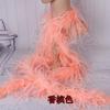 Ostrich Top Single Layer, Colorful Feather Wedding Dress Stage Decoration Diy Accessories Large Feather