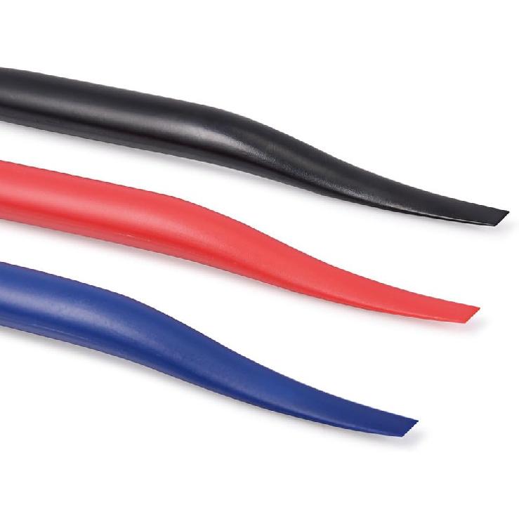 FOSHIO Vinyl Car Wrapping Flexible Micro Squeegee Curves Slot Tint Tool Set 3 In 1 with Different Hardness for Talling Vehicle Wraps and Auto