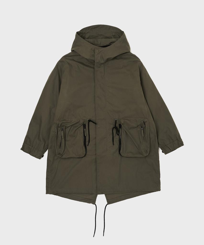 Juan Homme Military Parka (Khaki)