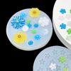 Resin Jewelry Mold,Keychain Resin Mold Daisy Silicone Mold for Resin Pendant Keychain,Necklace Earrings,Jewelry Making