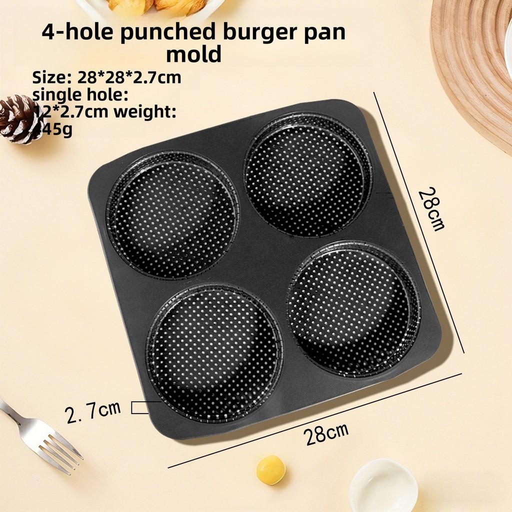 Baking Mold With Nonstick Carbon Steel For Homemade Bread And Buns