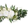 Simulation Flower Artificial Silk Rose Flower For Wedding Reception Chair Back Flower Arrangement Bridal Showers Party