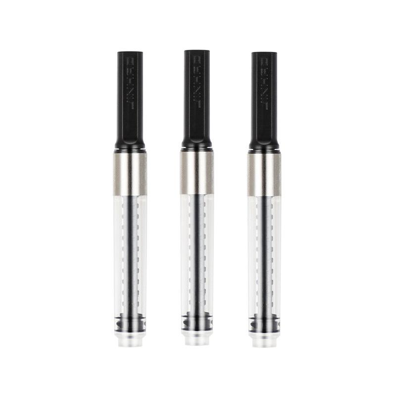 Convertitori d'inchiostro JINHAO per penne stilografiche Tipo a vite 5/3/1 PZ Calibro 2,6 mm/3,4 mm Assorbimento d'inchiostro Forniture scolastiche e per ufficio Cancelleria