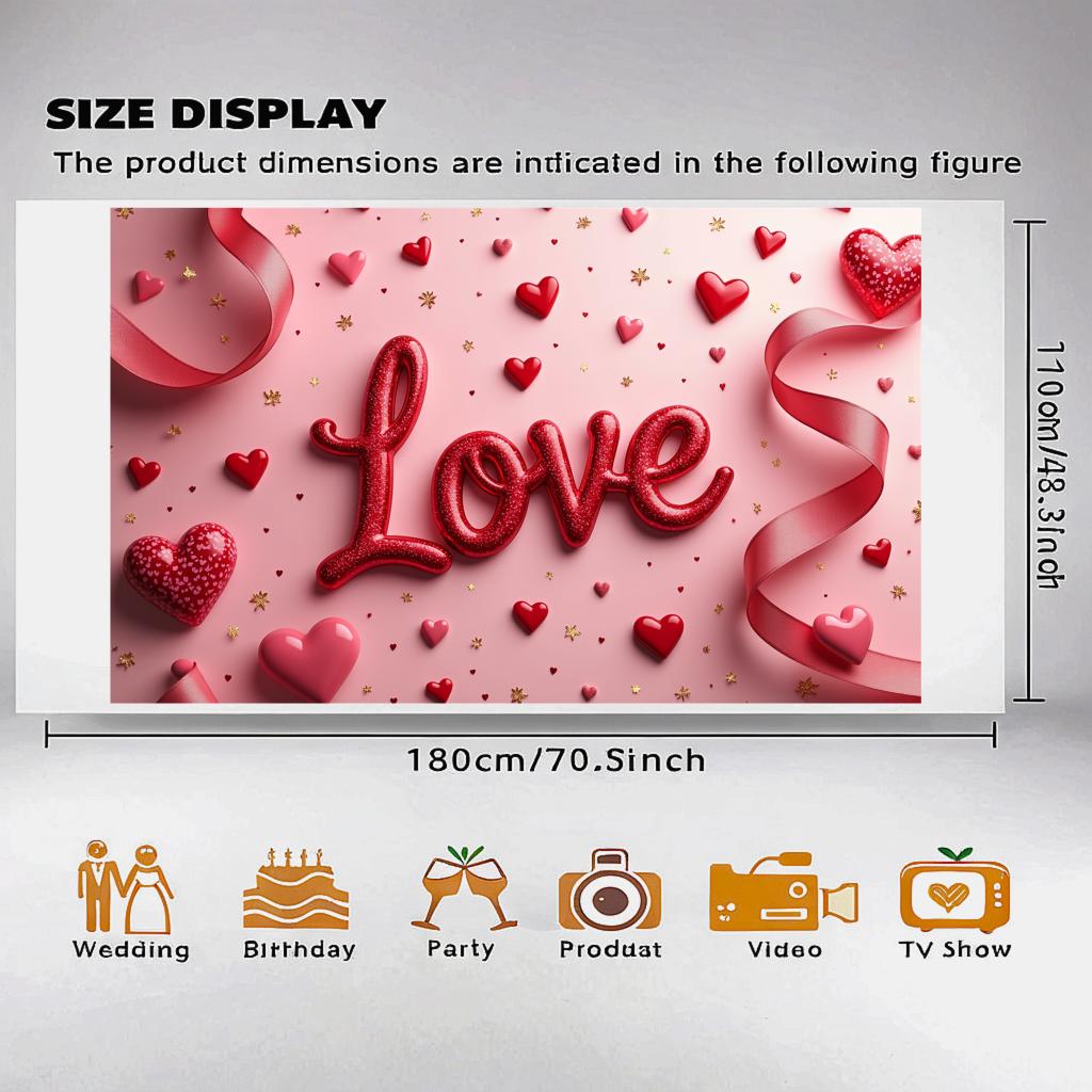 Sparkling Banner Event Backdrop For Wedding Decorations Photography