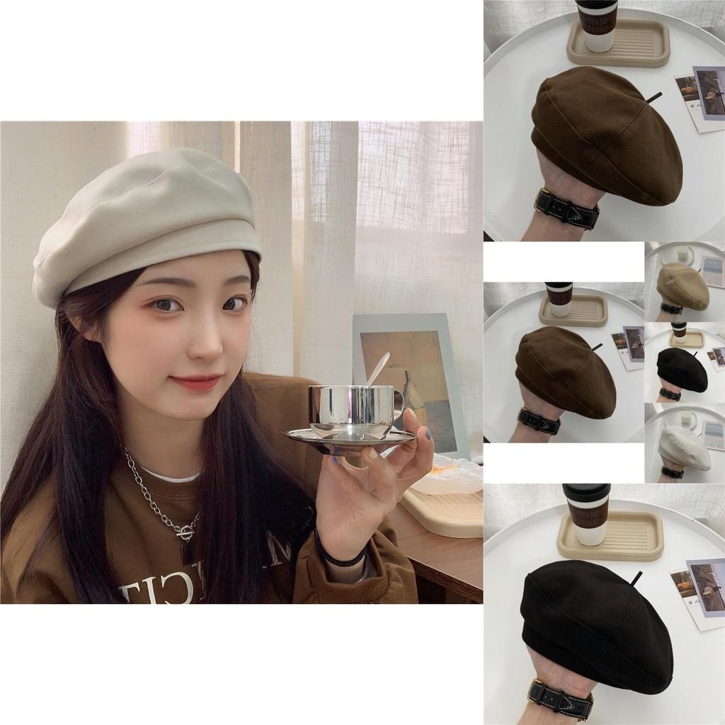 Stylish Warm Winter Beret Sweet And Adorable Fashionable Painter Hat