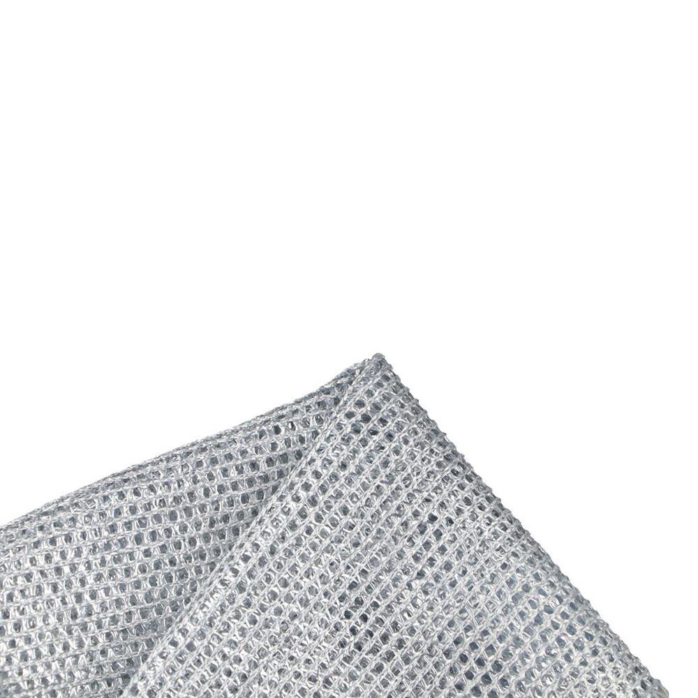 6pcs Double Layer Steel Wire Cleaning Cloths Silver Dishes Cleaning Rags Dish Towels Pot