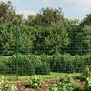 VidaXL Wire Mesh Fence and Anchor Post, Decorative Fence Panel, Garden Patio Protection Barrier 154133