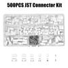 500PCS JST-XH Connector Kit 2/3/4/5/6 Pin Housing 2.54mm Crimp Terminals for RC Drone 3D Printer Arduino Projects
