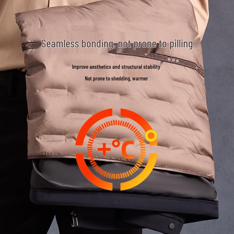Men's Business Casual Detachable Goose Down Jacket