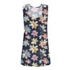 Square Collar Tank Top Women Print Tank Tee Casual Loose Fit Sleeveless Shirt