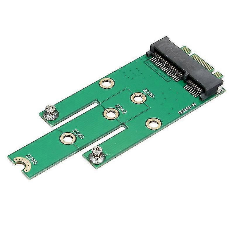 Msata Mini Pci-e 3.0 Ssd To Ngff M.2 B Key Sata Interface Adapter Card