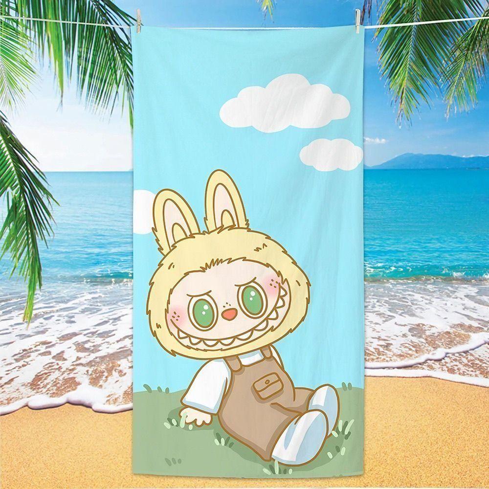 Cute Cartoon Children's Bath Towels, Running Sports Quick-drying Towels, Swimming Bath Towels, Beach Towels