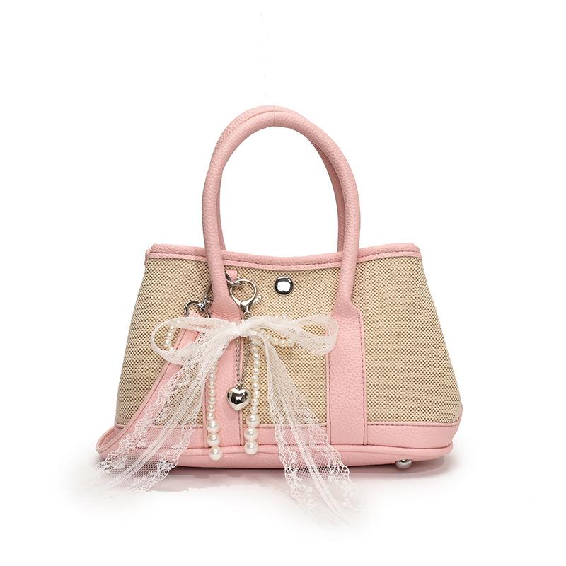 Large capacity messenger bag women's 2025 new fashion niche design shoulder handbag Korean version casual bucket bag