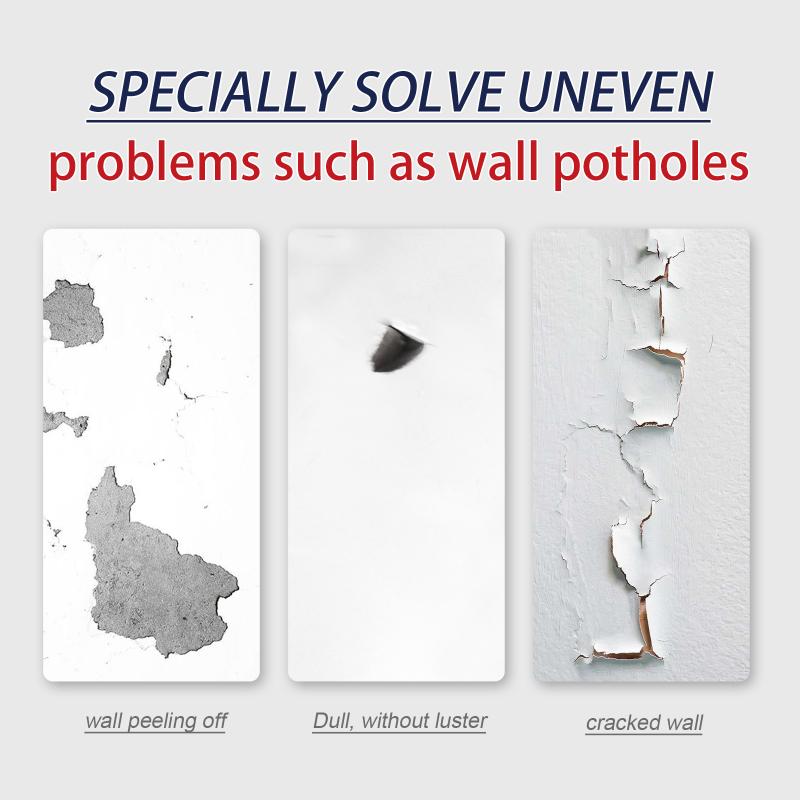 Wall Repair Easy Roller, Household White Wall Repair Paste Waterproof Anti-Crack Cover Mildew Stain Retreading Paste