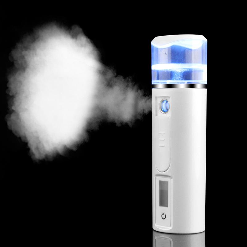 Portable Face Facial Moisturizing Face Steamer Cold Spray Machine Humidifying Spray Skin Test Hydrating Instrument