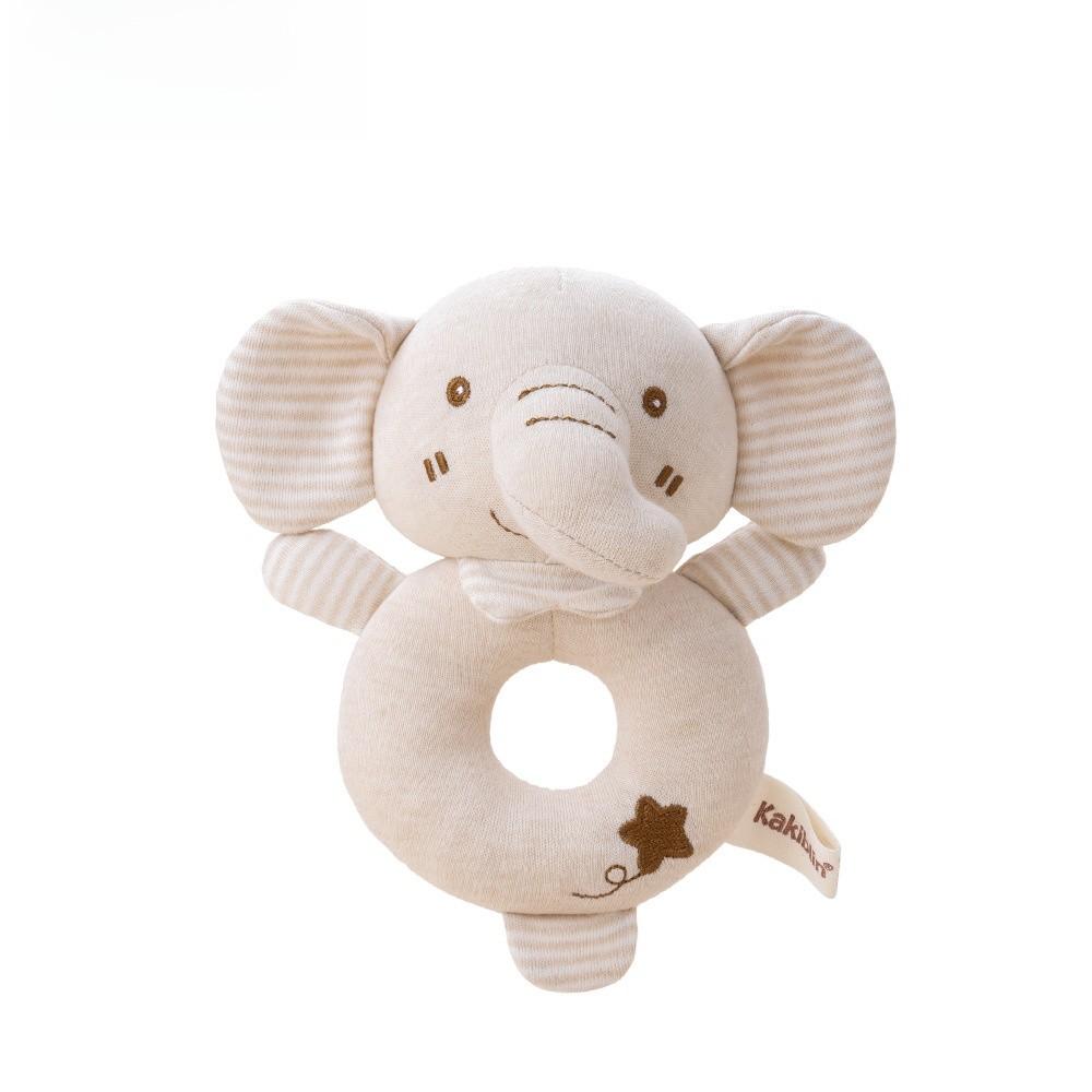 Baby Handheld Rattle Toy With Soft Cotton Material For Sensory Development And Grasping