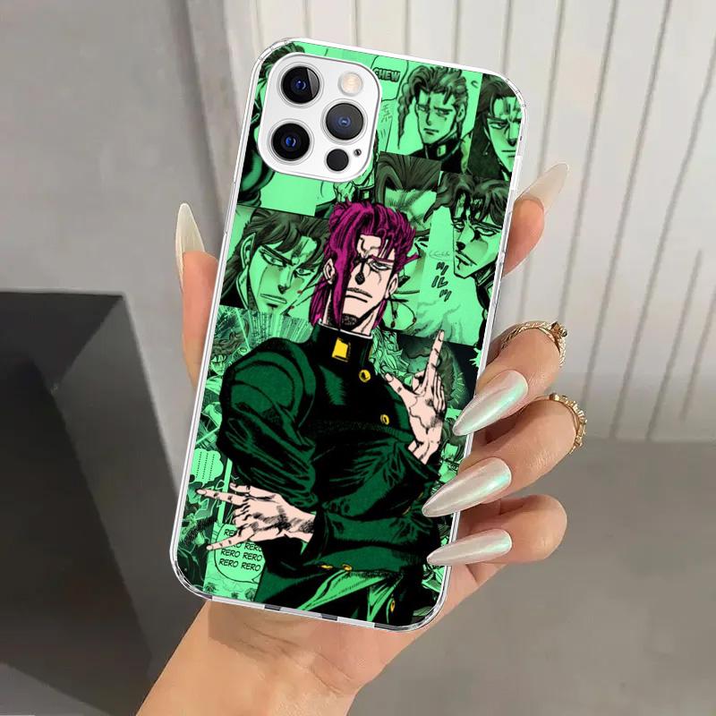 JoJo Bizarre Adventur Anime Phone Case for Iphone 16 15 14 13 12 Mini 11 Pro Max 16E X XS XR 7 Plus 8 SE 2020 Soft Funda Print S