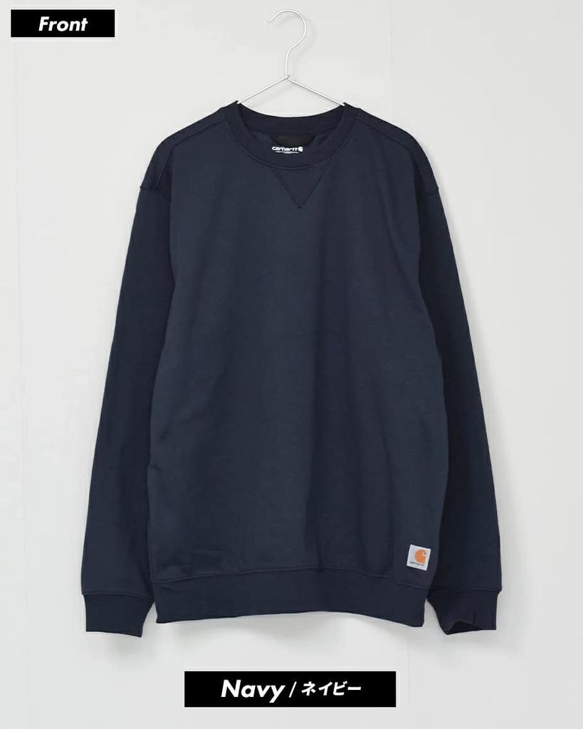 Carhartt Crew Neck Plus USA Solid Size M Men's Sweatshirt, Size, Thick, Model, Fleece-Lined, Color, Black, [Used]