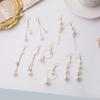 Dongdaemun New Internet Celebrity Pearl Long Fringed Earrings Ins Round Commuter Size Pearl Earrings