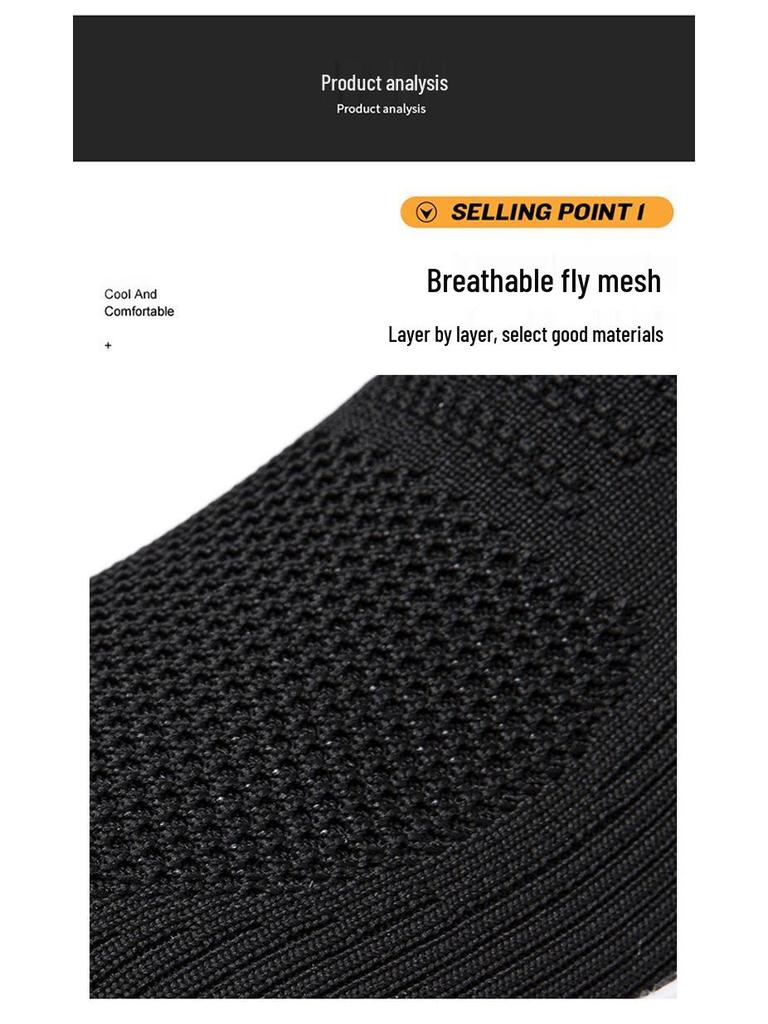 Herren Vielseitige Mode Mesh Slip-On Sportschuhe 2025 - Atmungsaktiv, Geruchsfrei Freizeitfußbekleidung