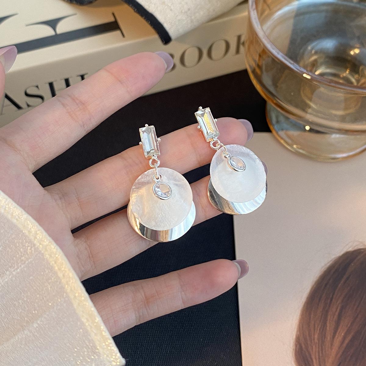 Французские круглые серьги с темпераментом, легкая роскошь, высокая эстетика, модный нишевый дизайн