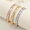 Cross border New Love Bracelet Women's High end Feeling Full Diamond Exquisite Bracelet Square Light Luxury Jewelry Wholesale