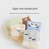 2025 Autumn Newborn Cartoon Mid-Calf Cotton Socks - Versatile Ribbed Infant Socks