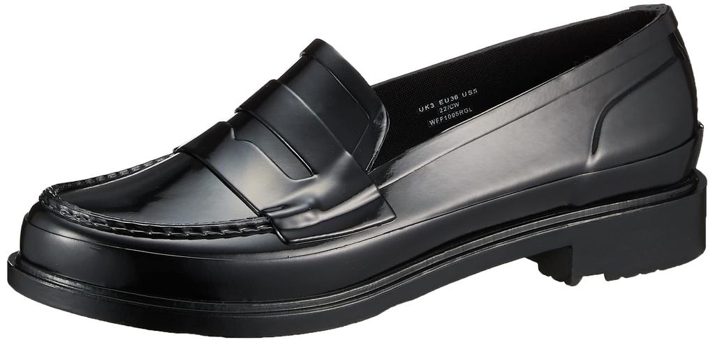 Hunter Original Penny Size 2A Women's Loafers, Black, 22.0 Cm,