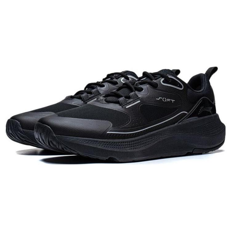 Li Ning SOFT GO Antidérapantes Basses Décontractées Homme Noir AGLT125-2