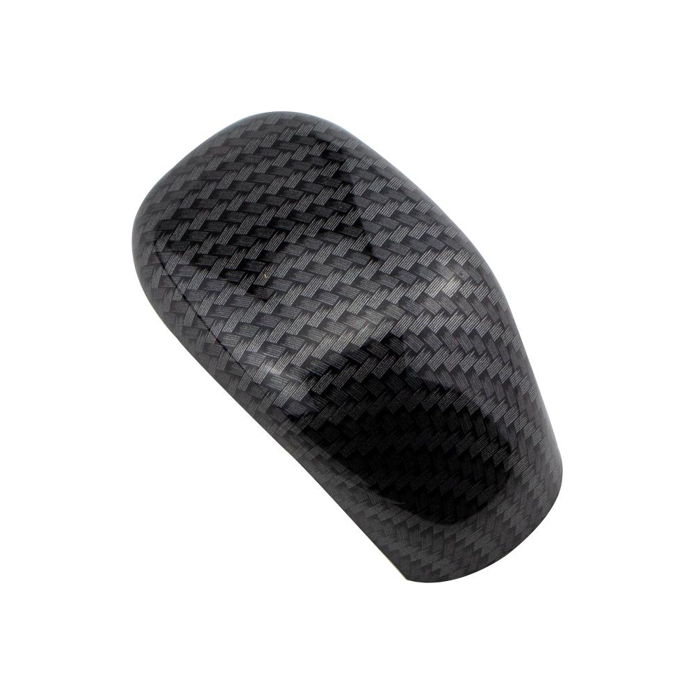Car Gear Head Shift Knob Cover Grip Trim for Nissan Kicks 2017-2026 ABS Carbon Fiber Sticker Modification Accessories