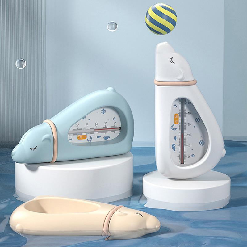 Bebek Banyo Termometresi Sevimli Ayı Çocuk Küveti Güvenlik Banyo Yüzen Oyuncaklar Geliştirilmiş Sensör Duş Su Sıcaklık Ölçer