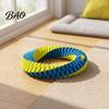 Interactive Tug Toys for Dogs Dog Dental Toy, Textured Woven Nylon Chew Teeth Cleaning Durable Fetch Round or Figure 8 Design, Washable Toy
