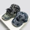 Neue Herren Damen Amerikanischer Retro Unregelmäßiges Muster Baseballkappen Sonnenschutz Straße Vielseitig Persönlich Schirmmützen Denim Mode Ins