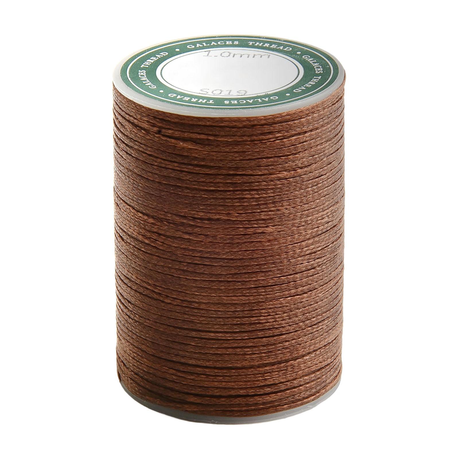 

Сверхпрочная вощеная нить 70M для шитья обуви, багажа, кожаных изделий темно-коричневого